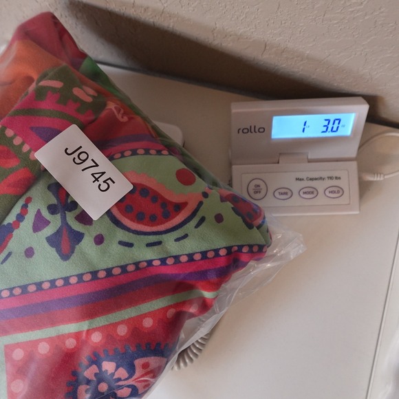 Farm Rio Sweater Womens Extra Small Multicolor Pink Blue Sweatshirt Patchwork - Picture 11 of 11